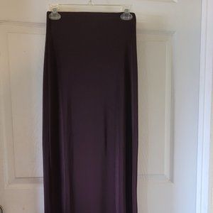 Cement chocolate brown maxi skirt